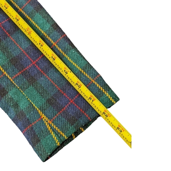 Vintage Joan Leslie Tartan Print Green & Red Blazer 6P - Picture 7 of 16